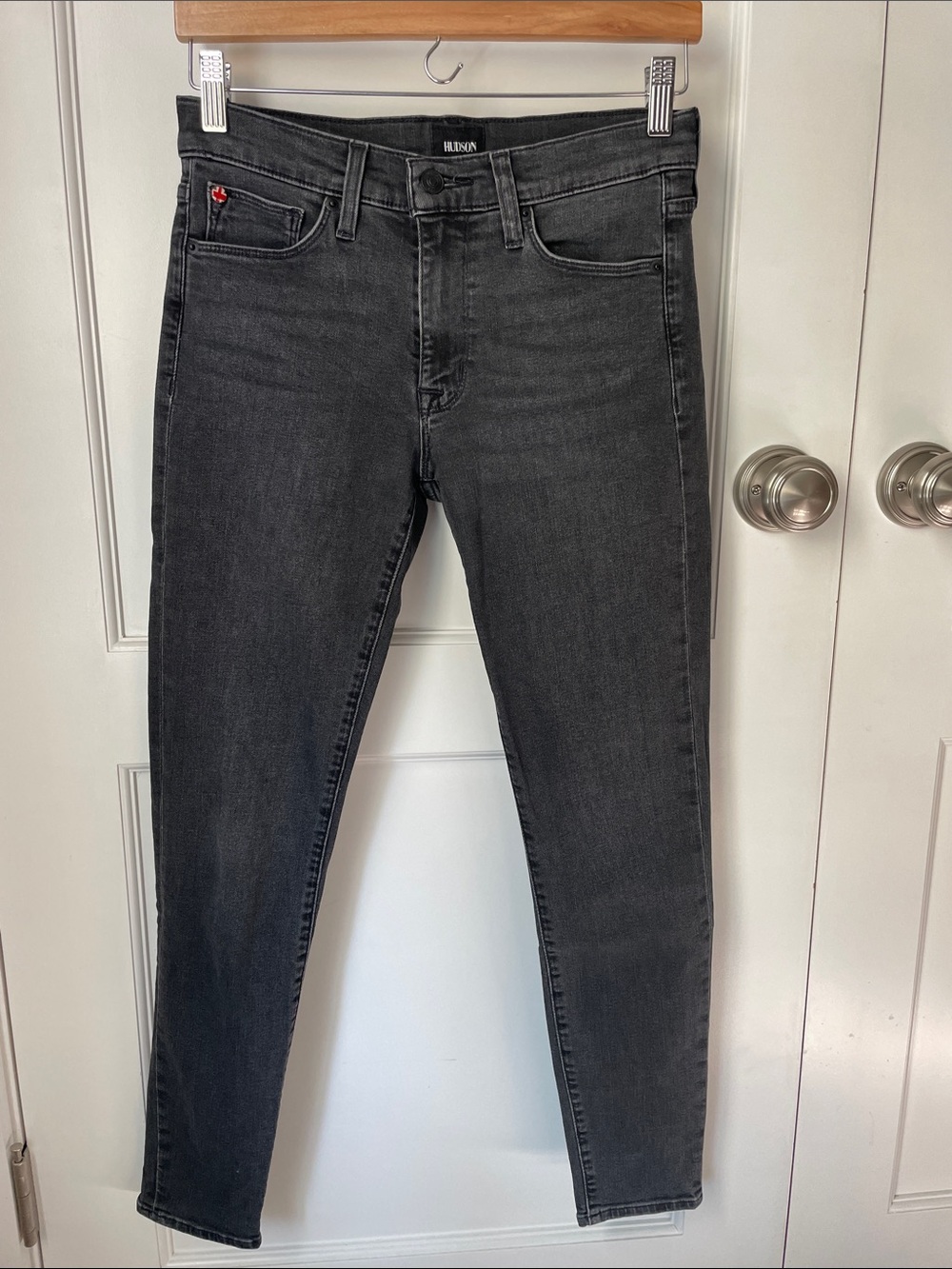Hudson Jeans Women’s Skinny High-Rise Charcoal Black Jeans size 27